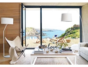 簡(jiǎn)約客廳推拉窗